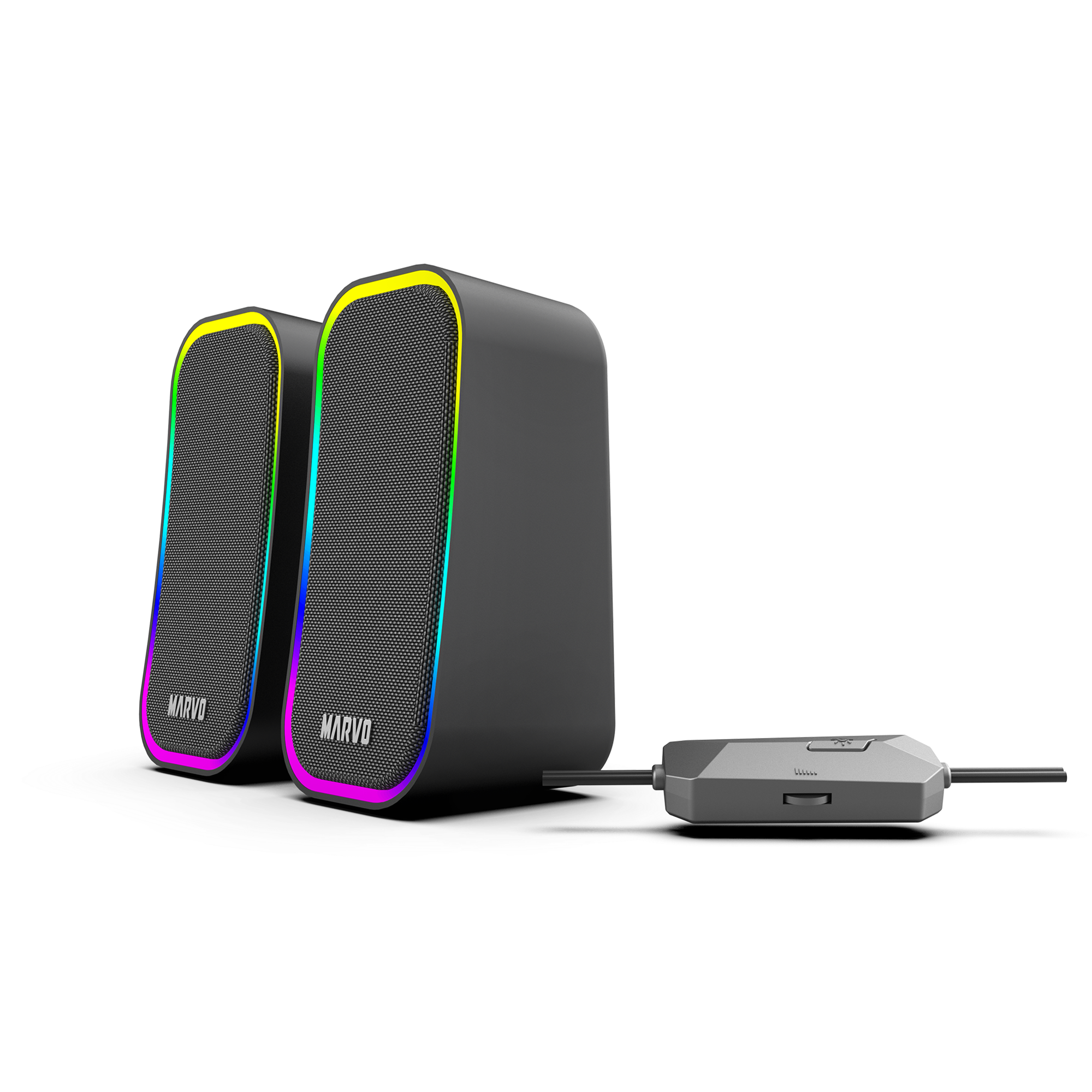 Marvo Havoc 20 Black Wired Stereo Speaker Marvo Havoc 20 Black Wired Stereo Speaker